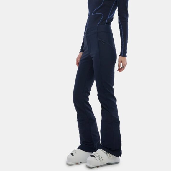 Halfdays NWT Emma Soft Shell Pant Navy Small (S) - Picture 2 of 3